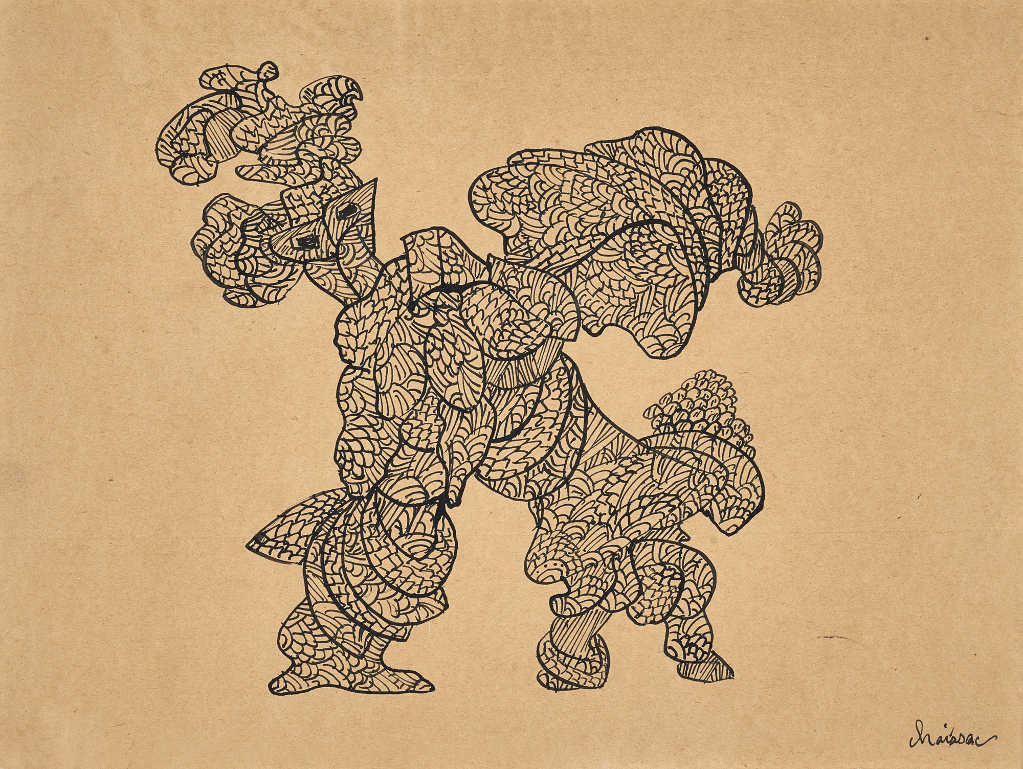 Gaston Chaissac, Ohne Titel