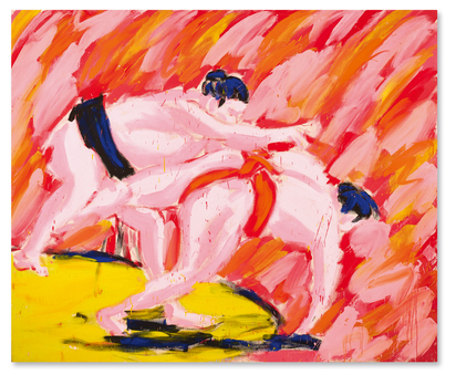 Pink Sumo Wrestlers