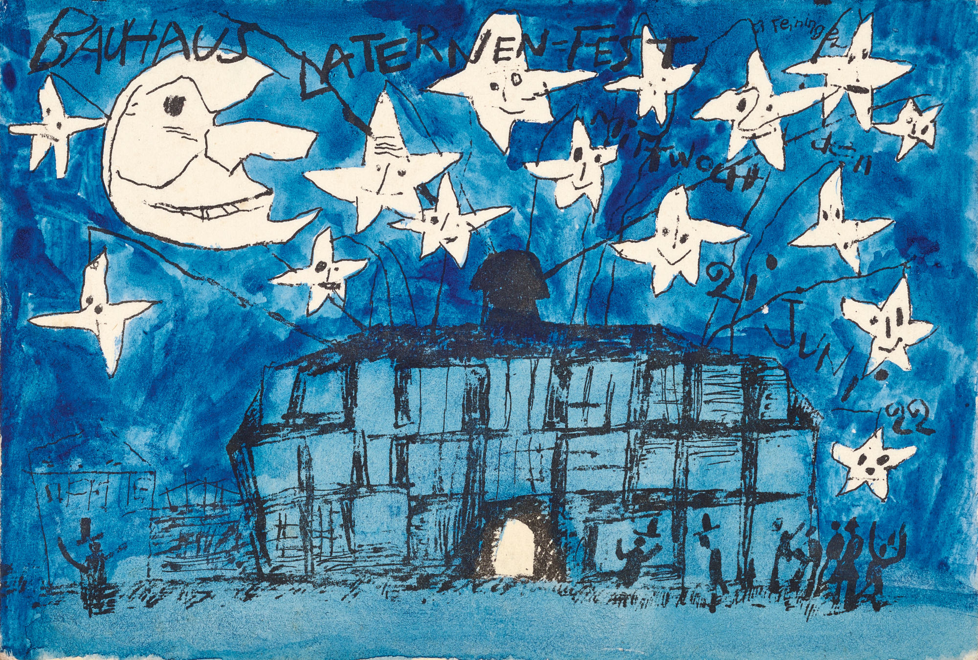 Lyonel Feininger, Bauhaus Laternenfest