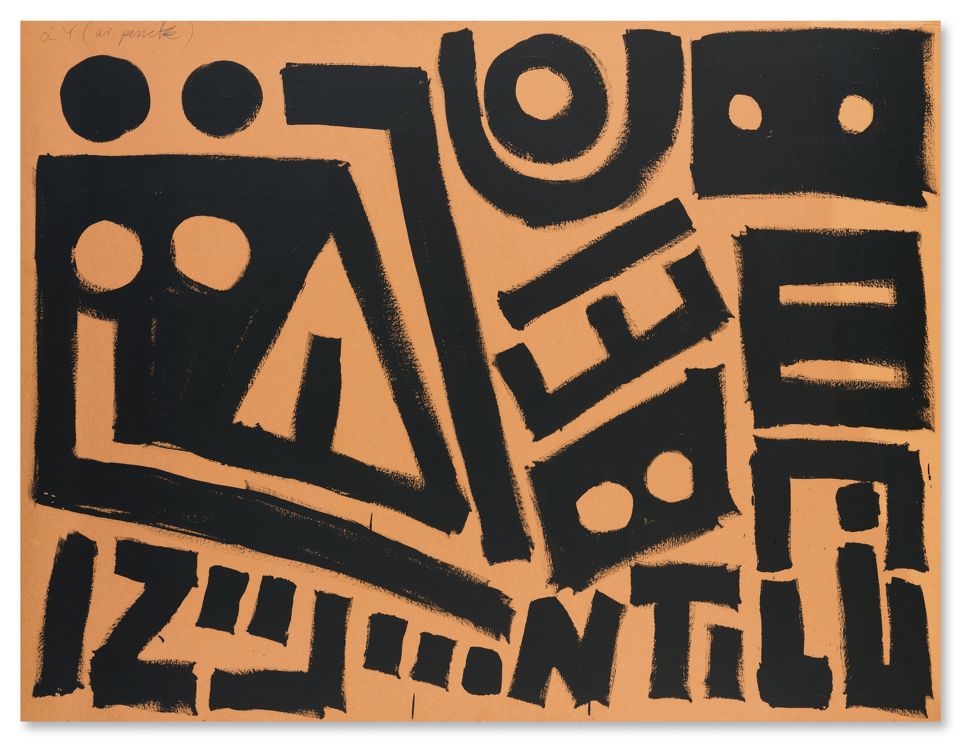 A.R. Penck, Ohne Titel