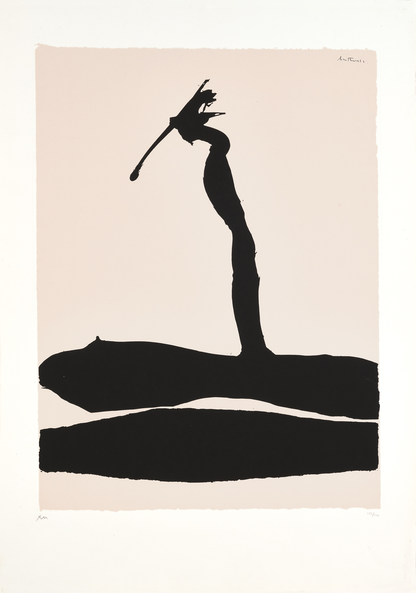 Robert Motherwell, Africa 4, from "Africa Suite"