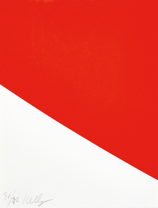 Red Curve (for Parkett No. 56)