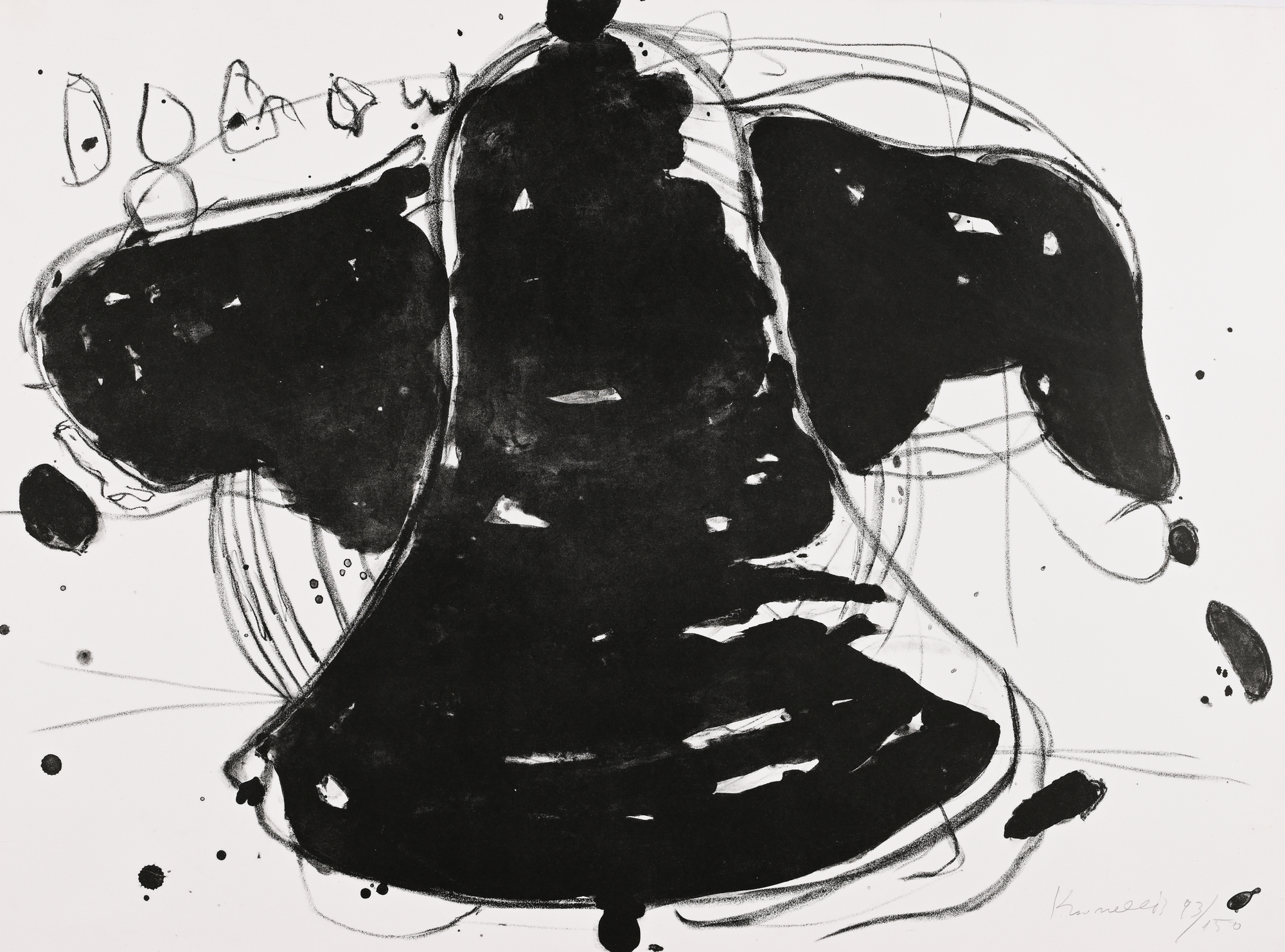 Jannis Kounellis, Untitled, from "Künstler gegen die Folter"