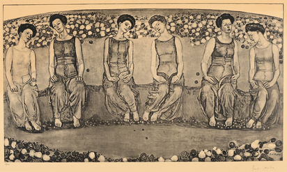 Die heilige Stunde mit sechs Figuren