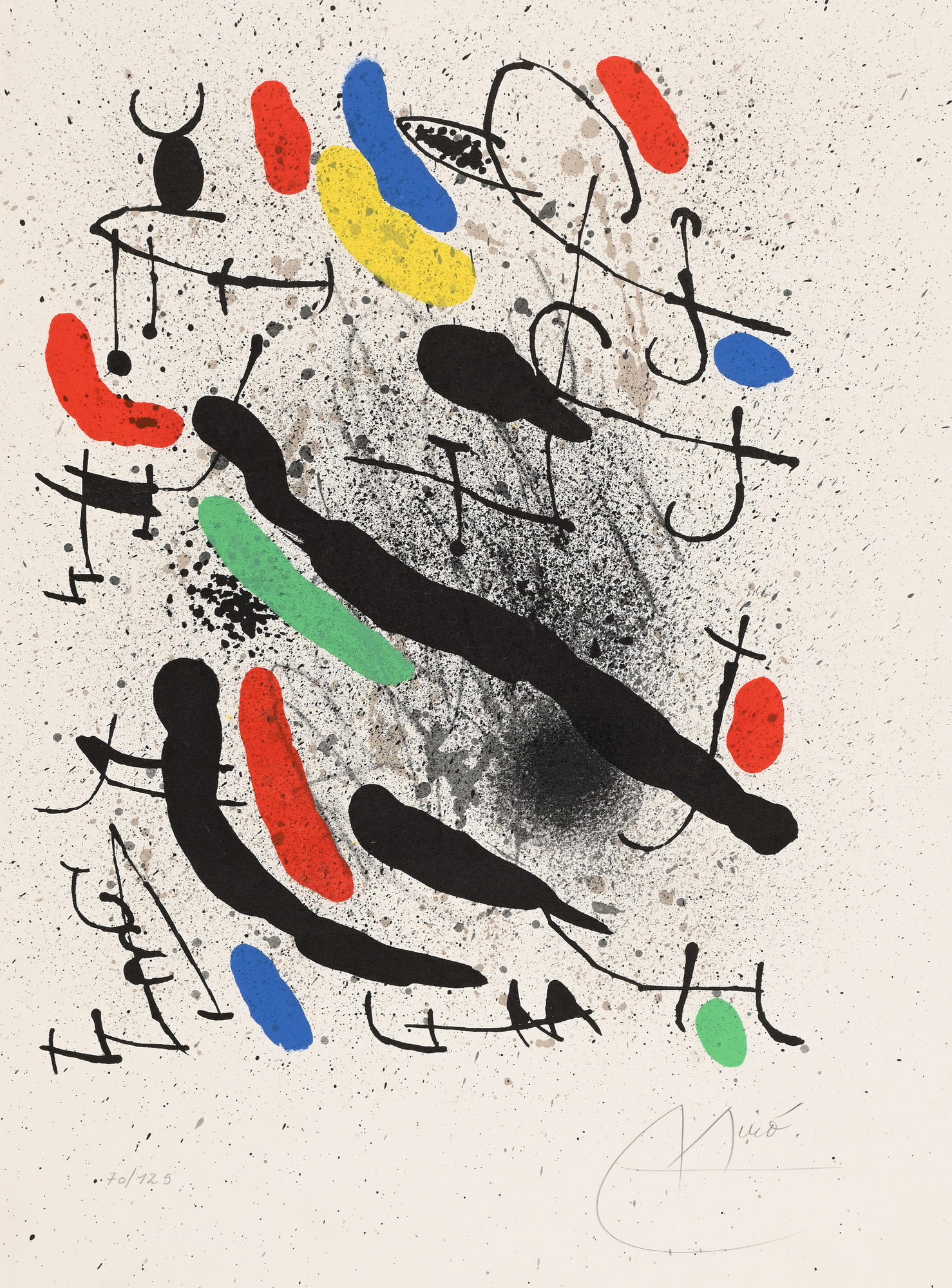Joan Miró, Blatt aus "Liberté des libertés"