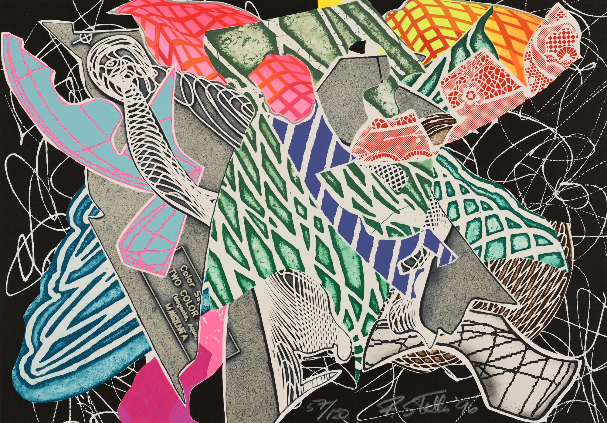 Frank Stella, Hudson River Valley Portfolio Print