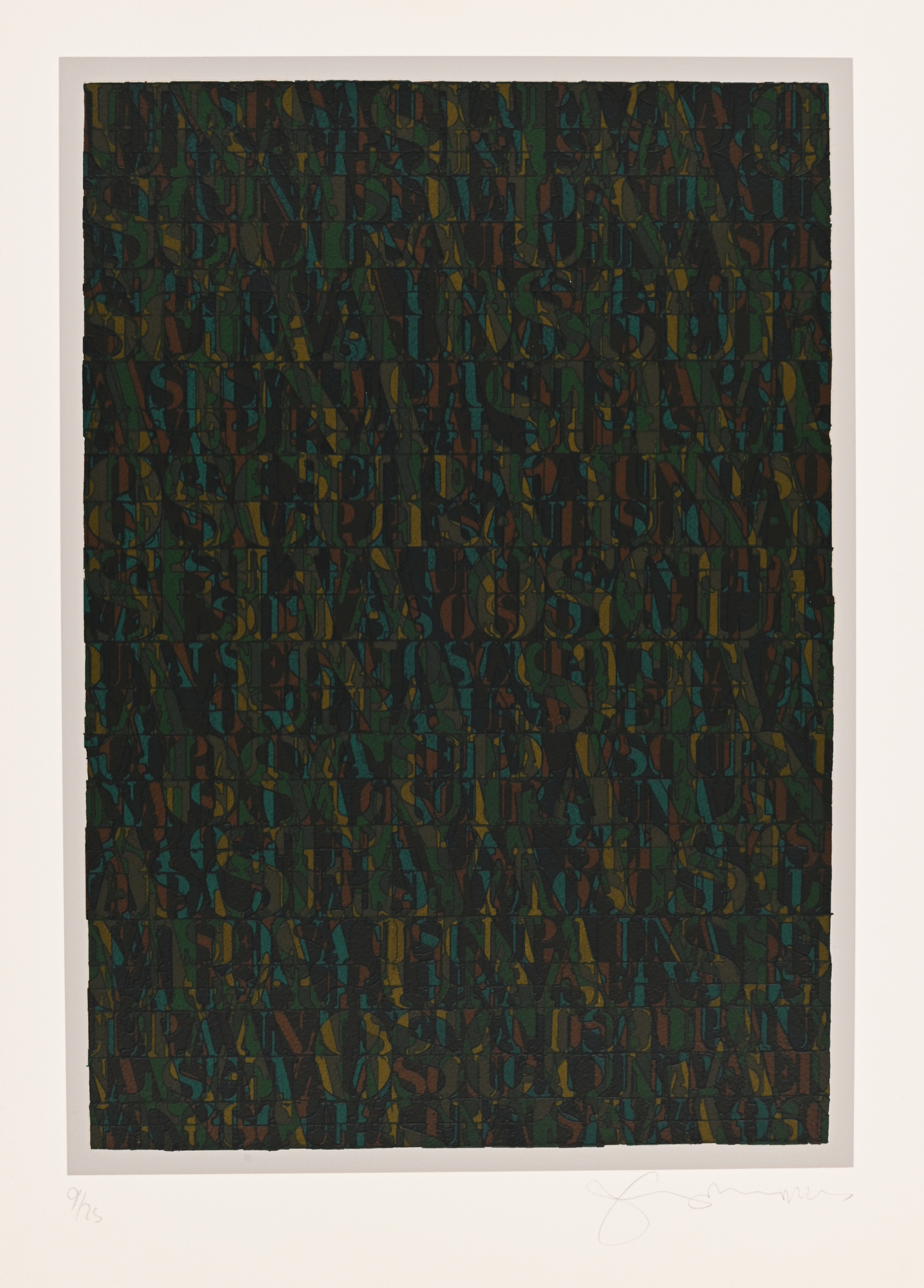 Tom Phillips, 8 sheets: Untitled