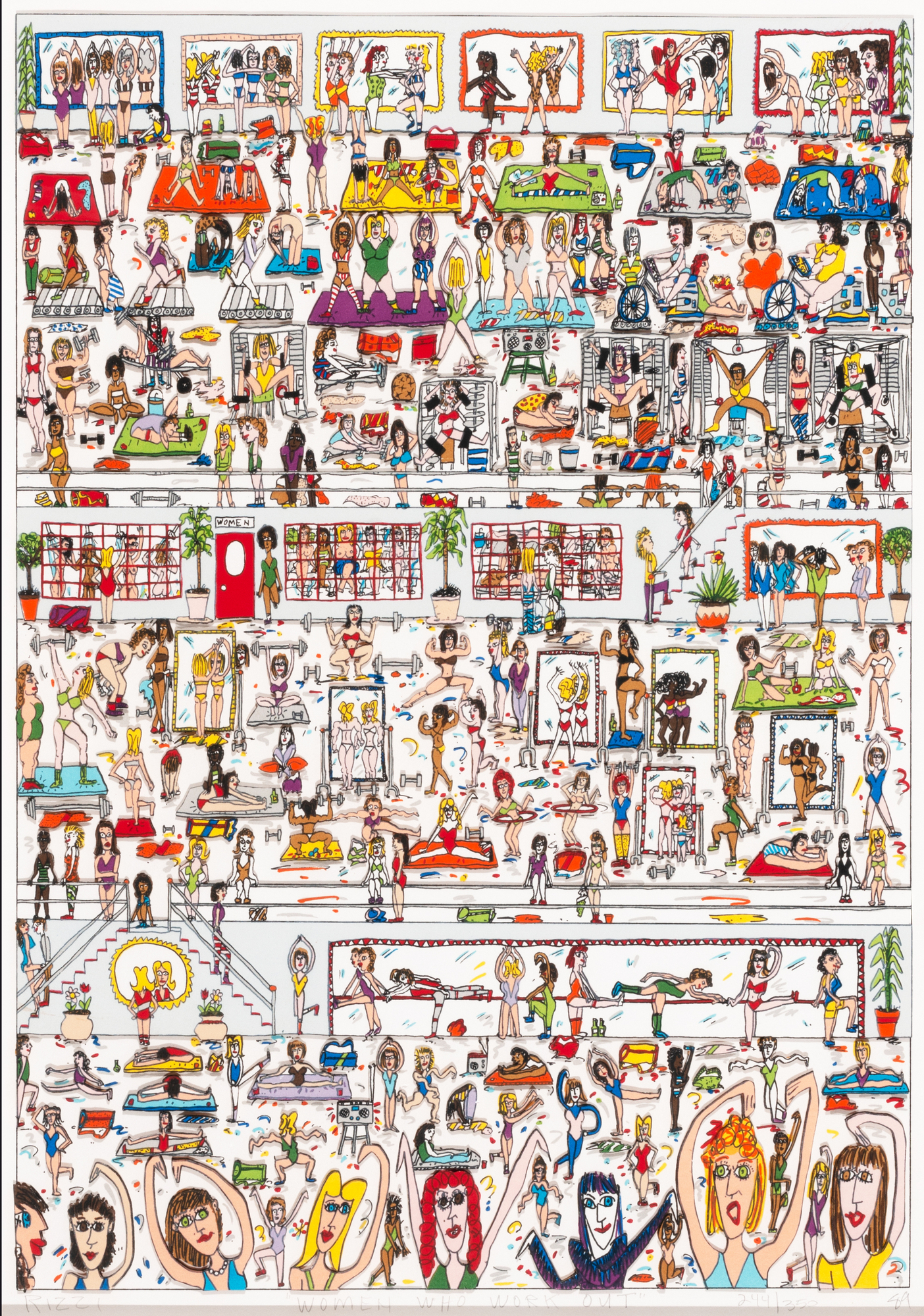 James Rizzi, Women Who Work Out