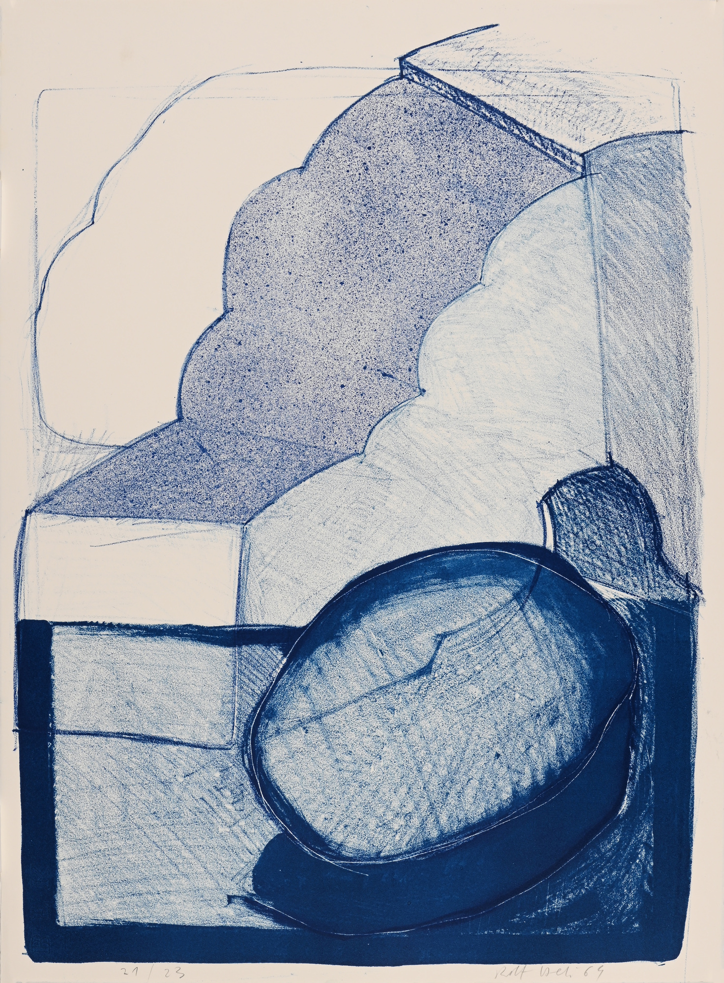 Rolf Iseli, 9 sheets: Untitled