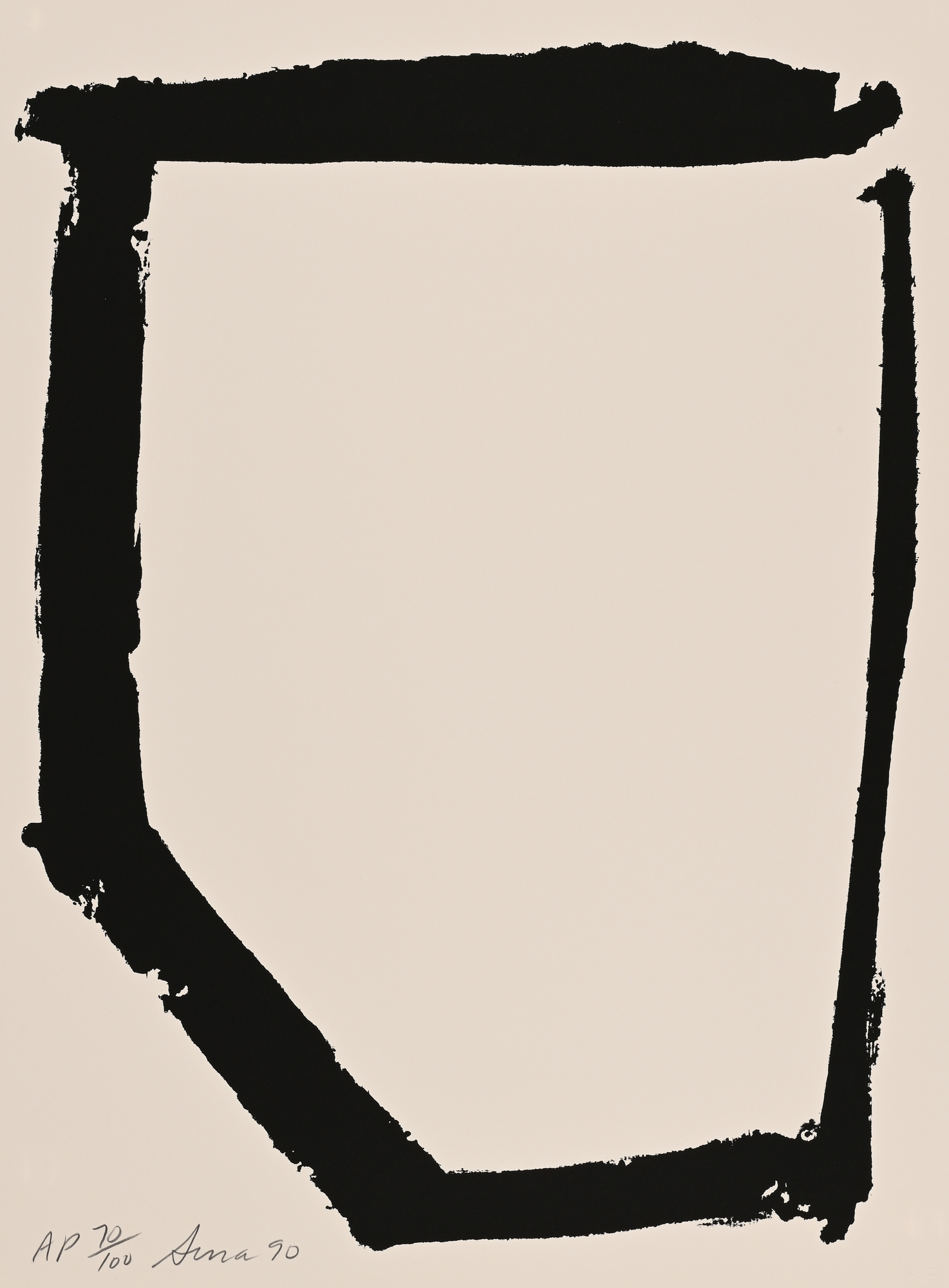 Richard Serra, Untitled (Film Forum Print)