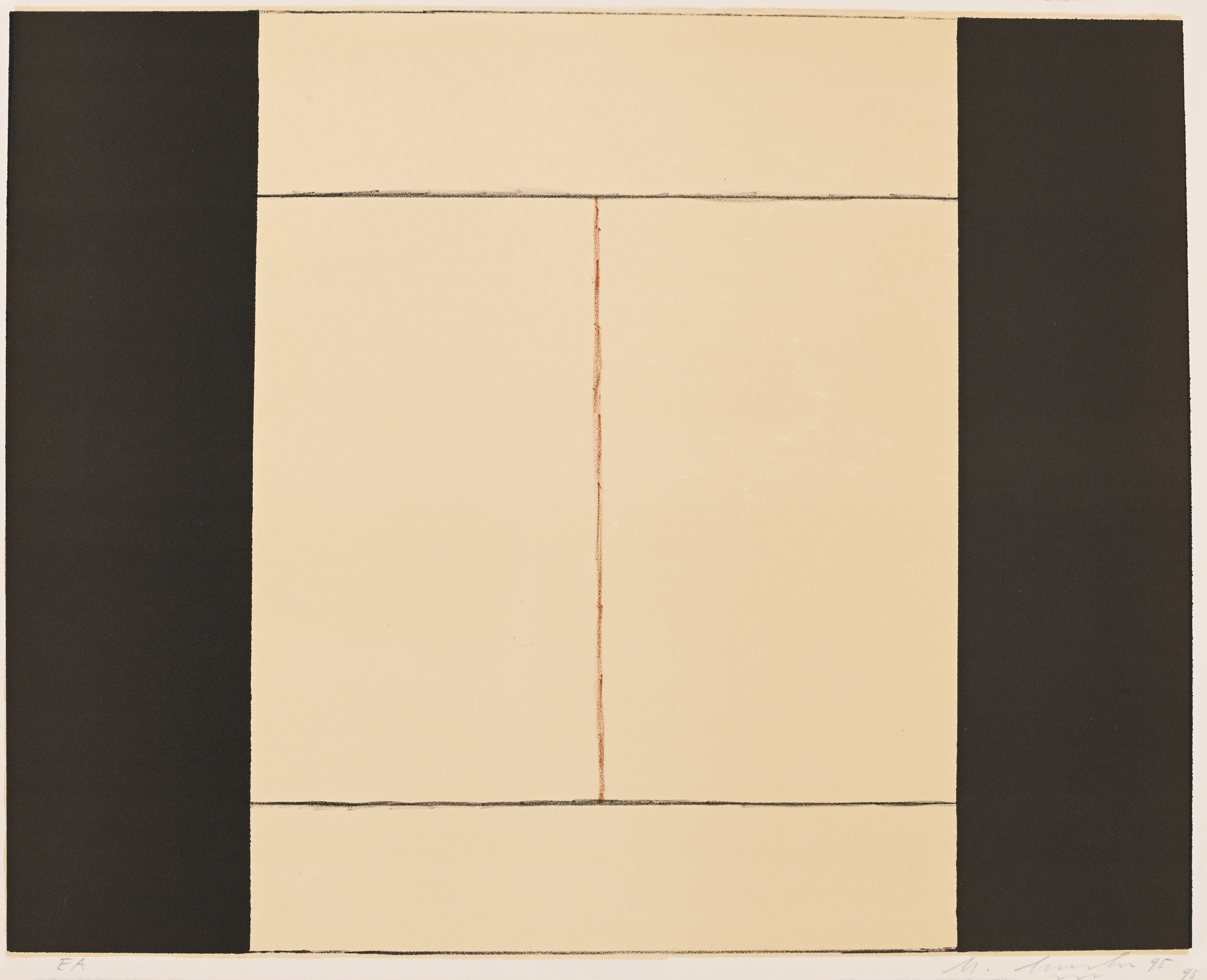 Matias Spescha, 2 sheets: Untitled, 1995;  Untitled, 1997
