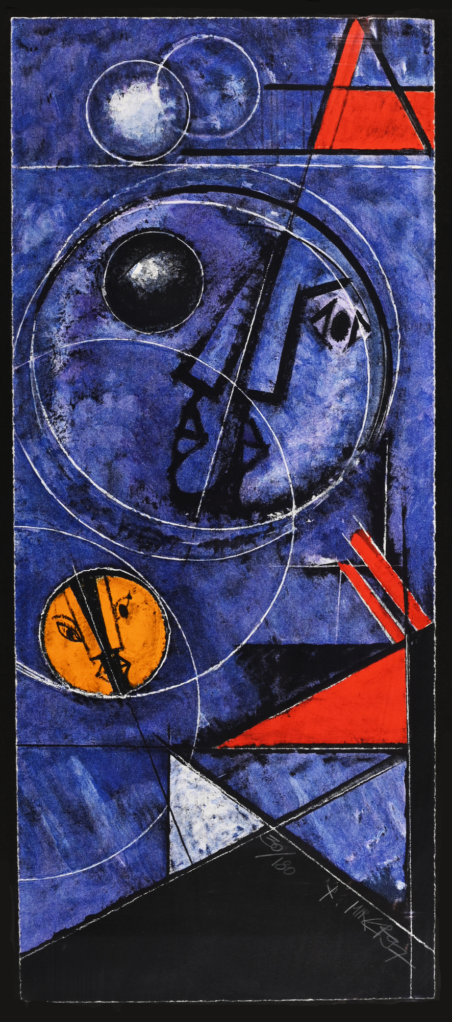 Rudolf Mirer, 2 sheets: Rex; Untitled