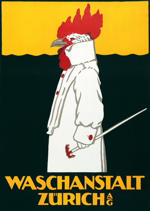 Plakat. Waschanstalt Zürich AG