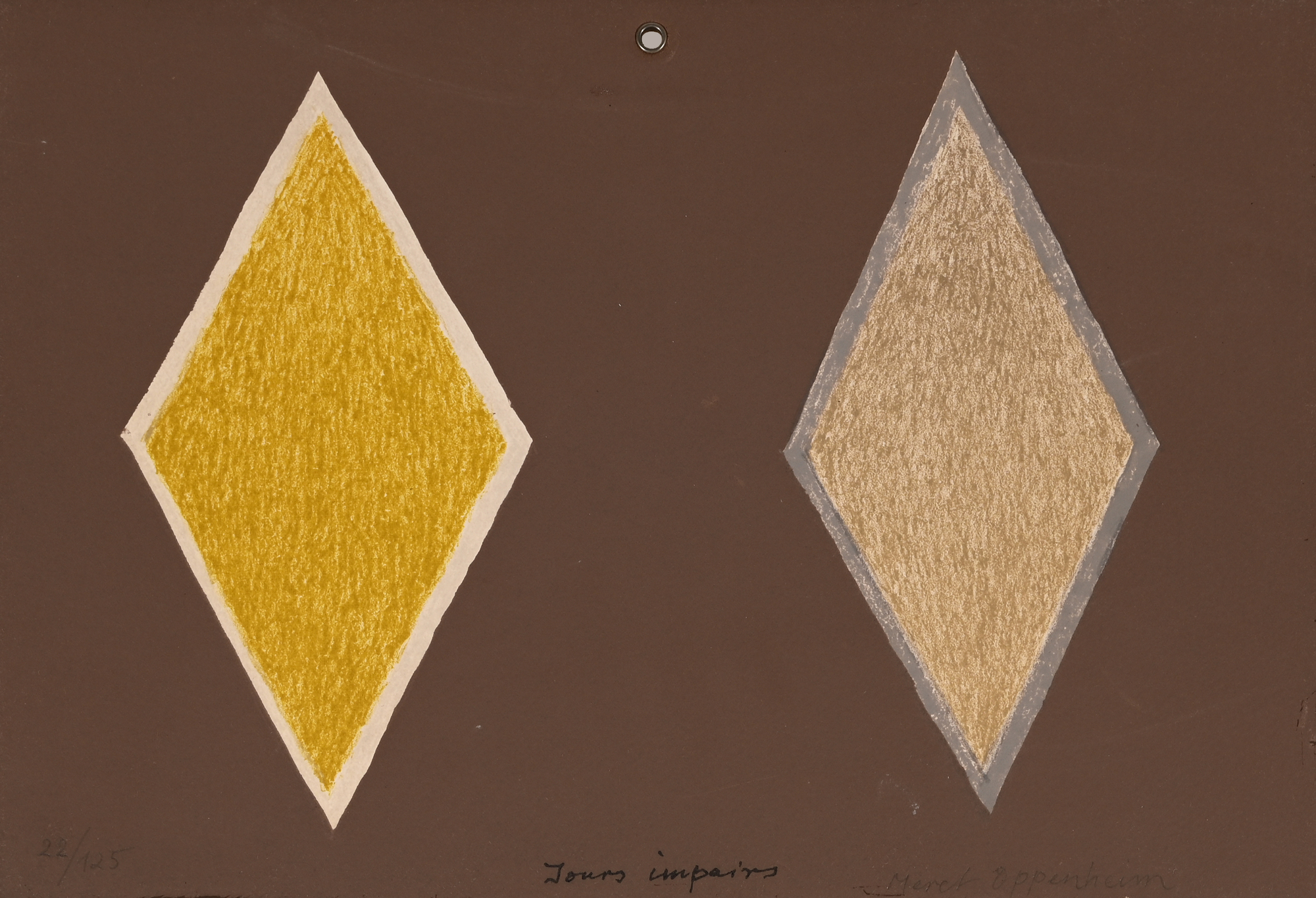 Meret Oppenheim, Jours pairs/jours impairs