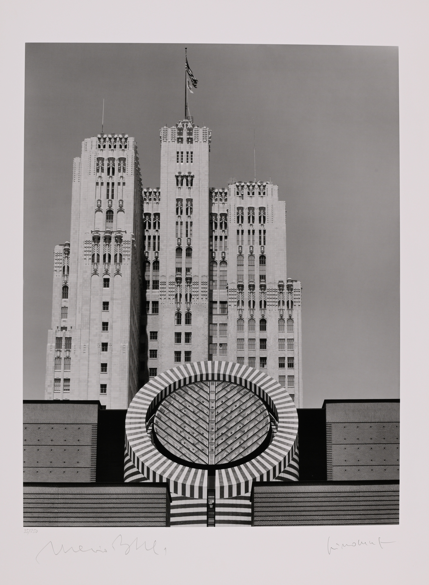 Konvolut, 4 works: Thomas Ruff, Rodney Graham, Mario Botta, Franz Ackermann