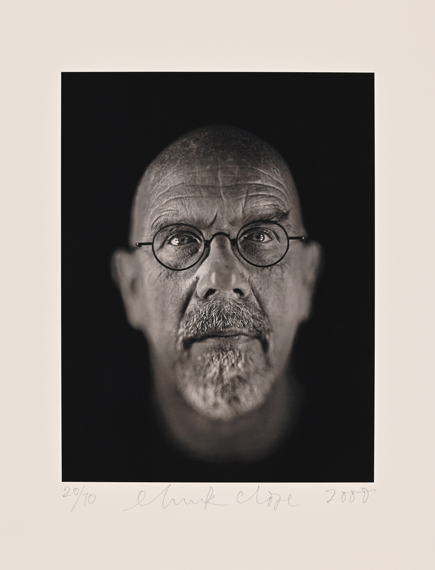 Chuck Close, Self-Portrait (for Parkett No. 60)