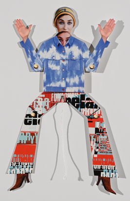 2 Werke: We were taught..., 2002; l'honeur de Pipi rougit, 2000