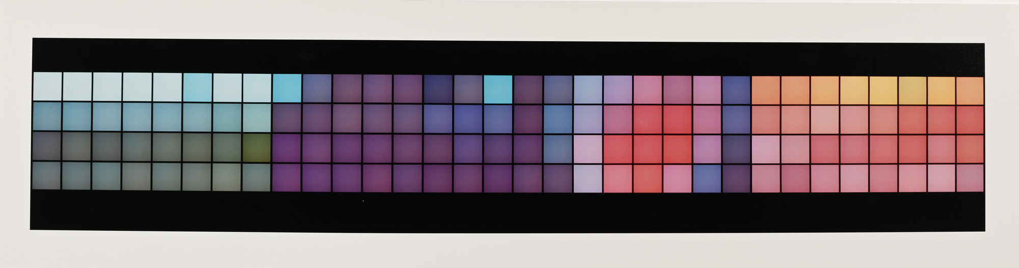 Angela Bulloch, Horizontal Technicolour: Stills with Negative Space (for Parkett No. 66)