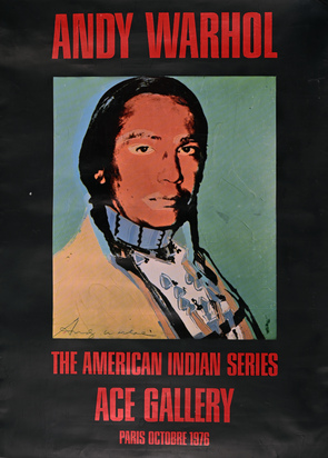 Plakat. American Indian Series, Ace Gallery