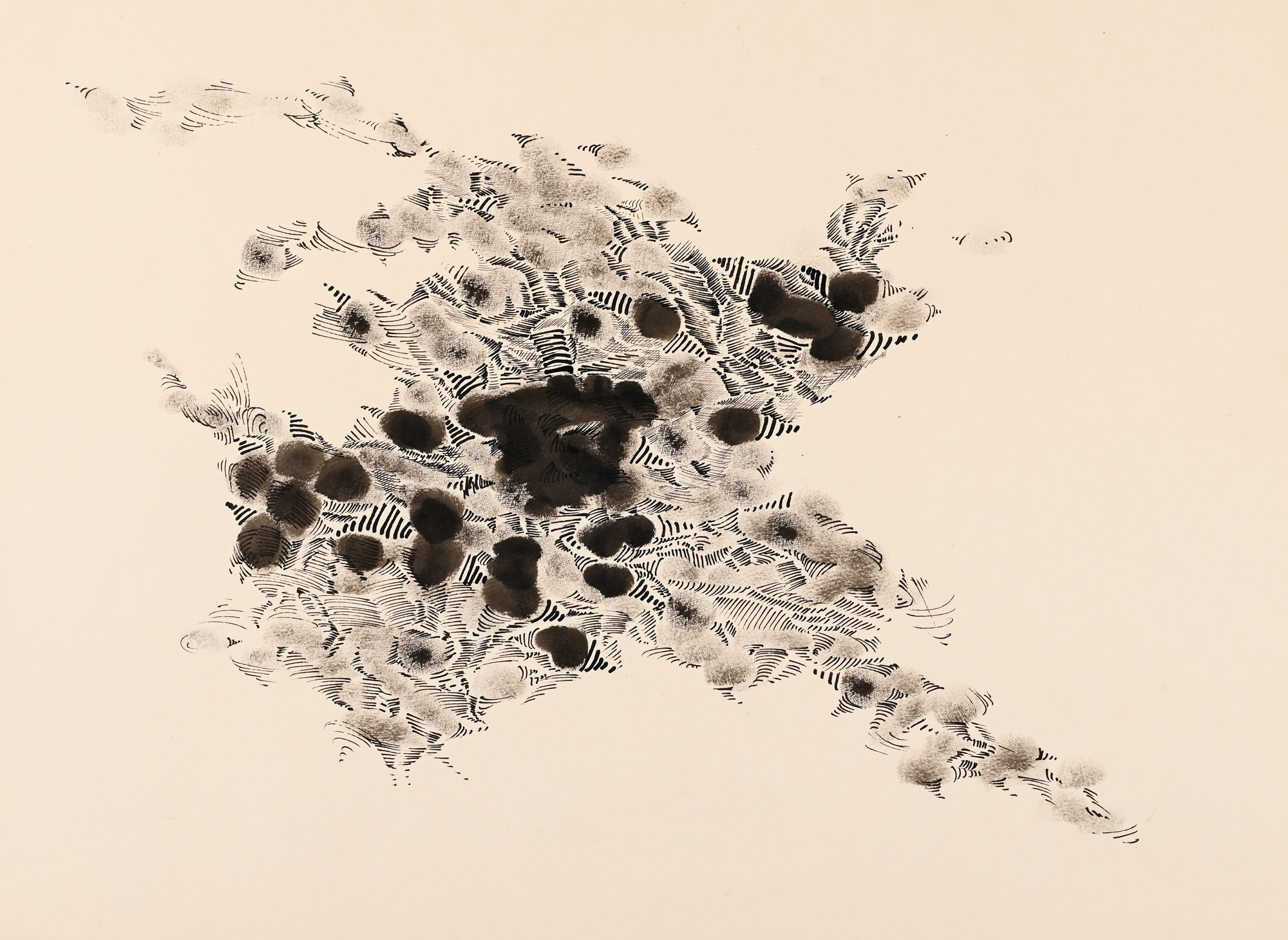 Paul van Hoeydonck, 2 drawings: Untitled