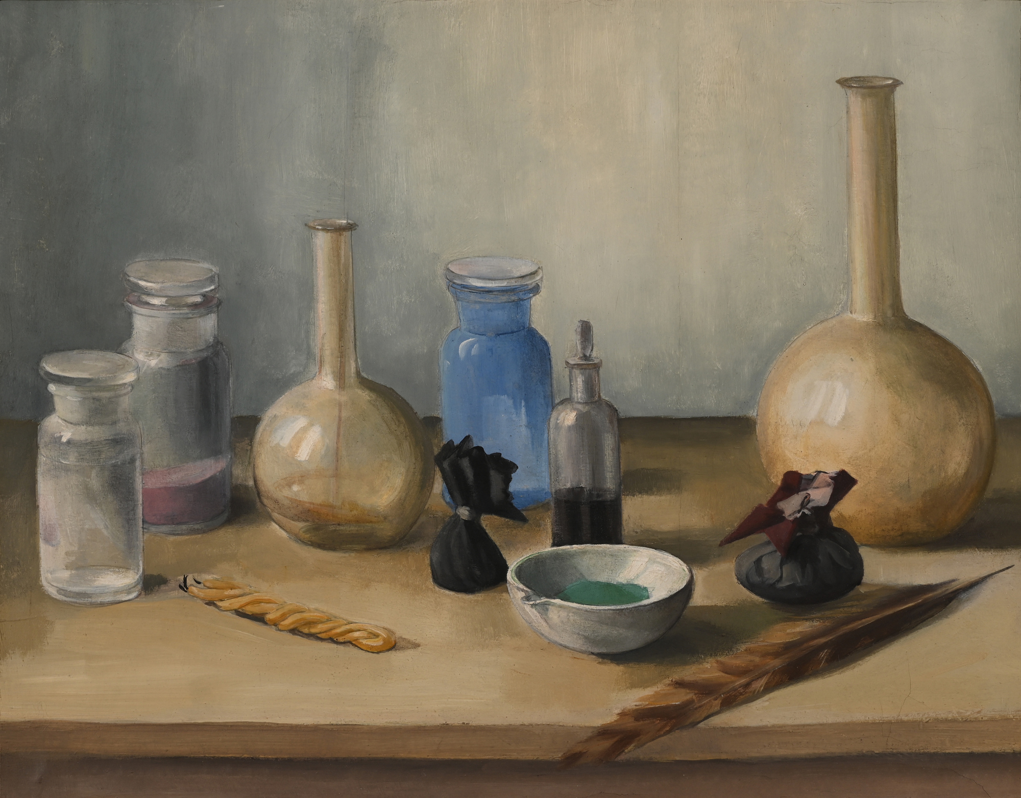 Ponziano Togni, Still Life with Bottle