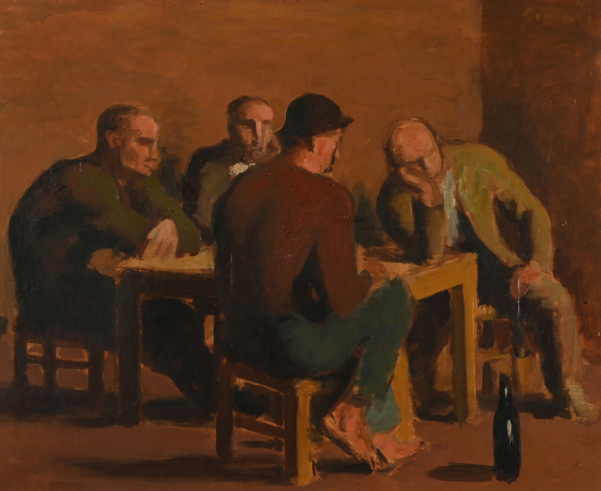 Wilhelm Gimmi, In the pub