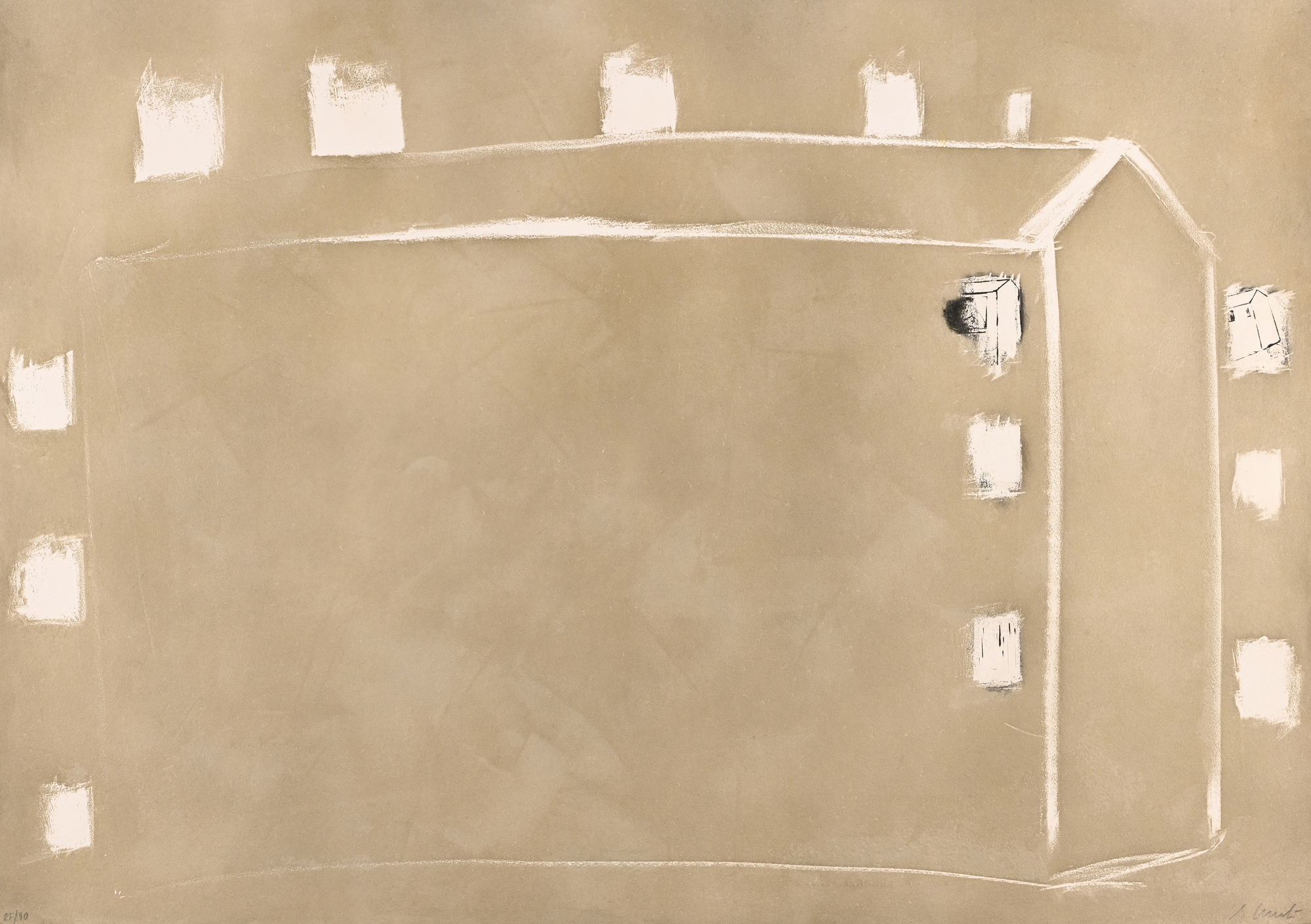 Enzo Cucchi, 2 works: Untitled, 1992; Scultura 1982–88, 1988
