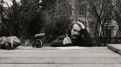 3 Fotografien: Le Corbusier; Fernand Léger; Jean Tinguely