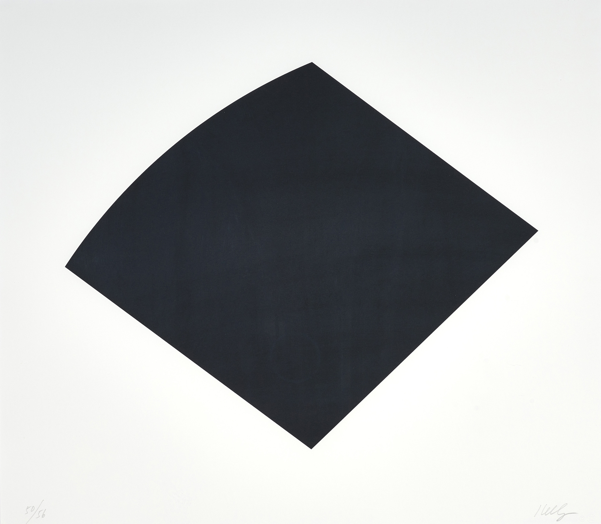 Ellsworth Kelly, Small Black Curve