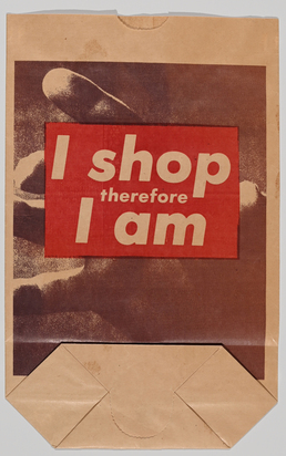 2 Multiples: I shop therefore I am, 1990; I shop therefore I am, ca. 2000