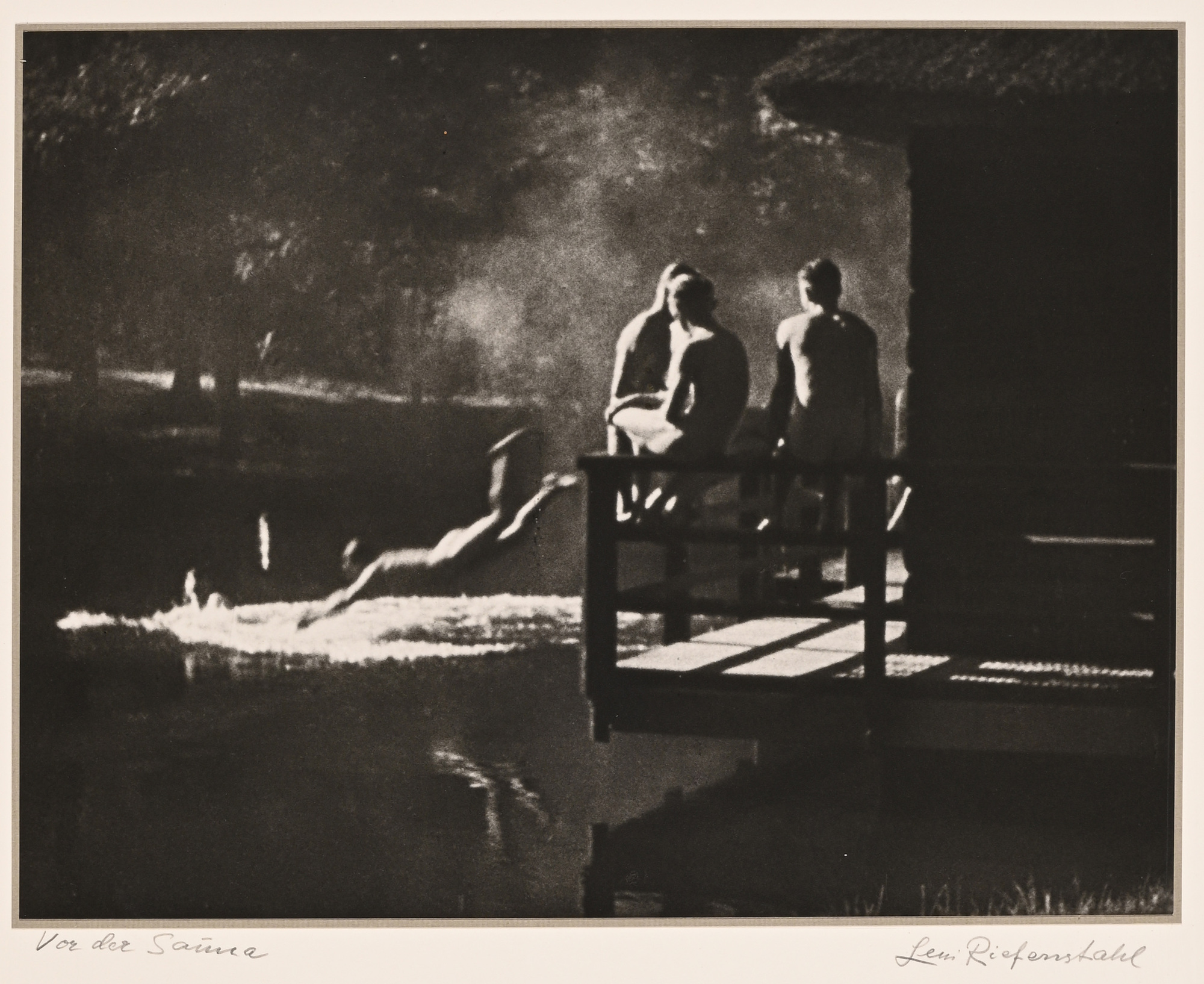 Leni Riefenstahl, Before the sauna, Berlin