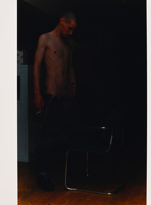 Man Pissing on Chair (for Parkett 53)