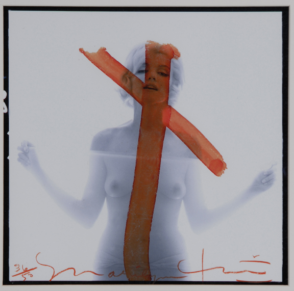 Bert Stern, Marilyn Monroe: Crucifix II (Last Sitting),  1962