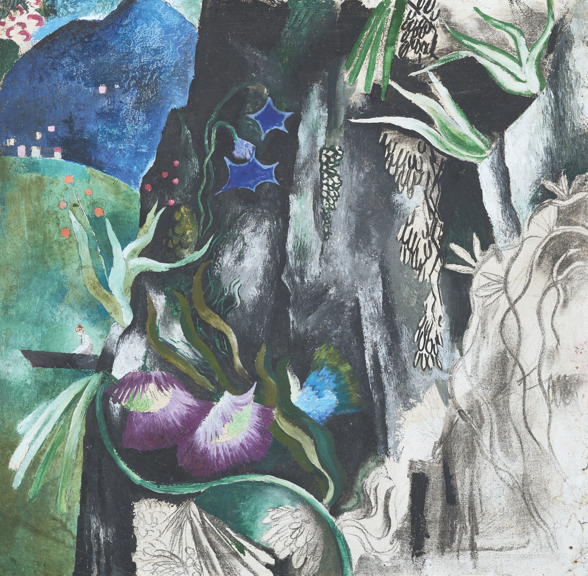 Otto Morach, Blumen im Fels II