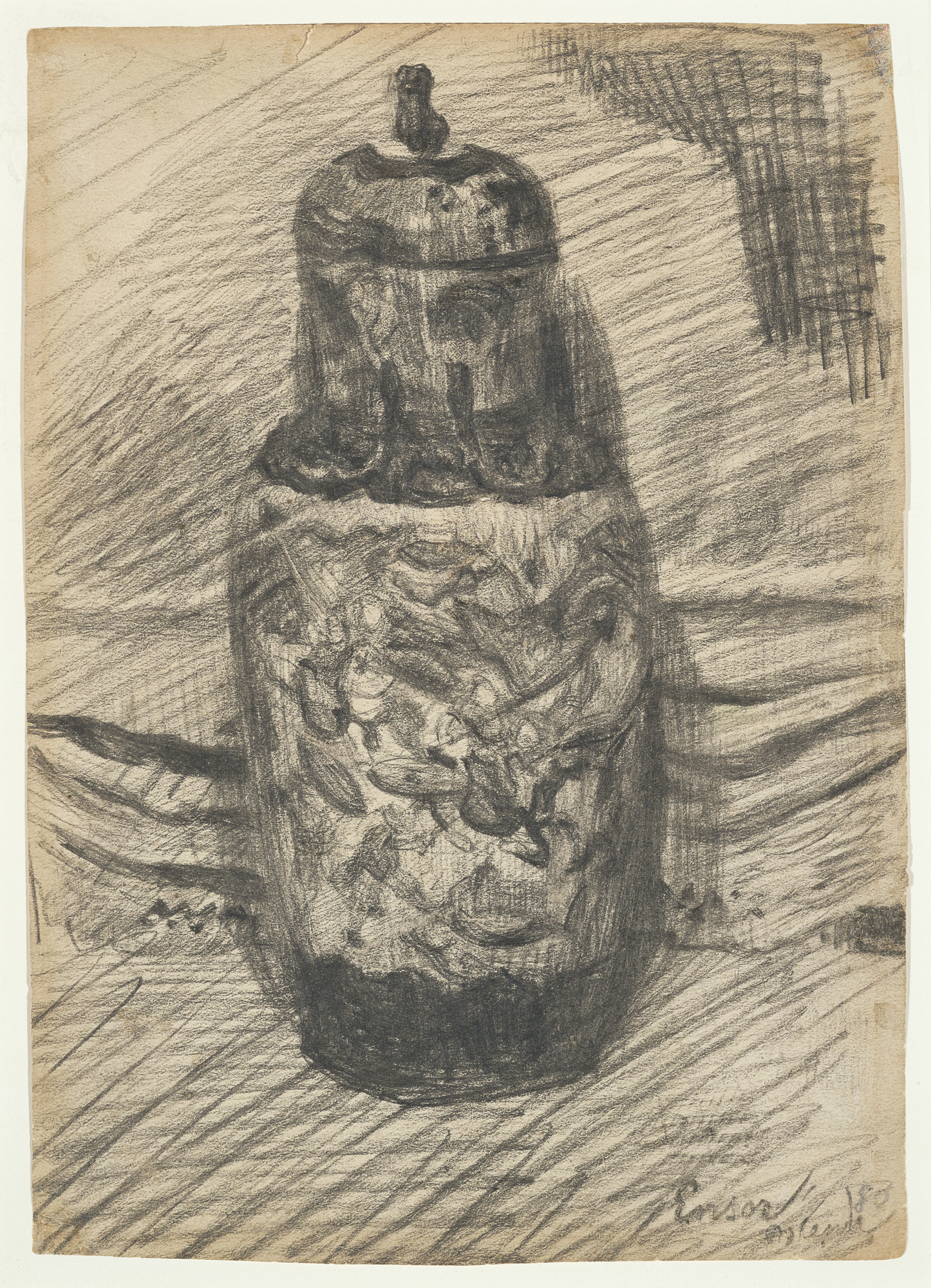 James Ensor, Un vase de chine (Le pot)