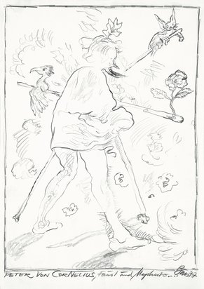 Peter von Cornelius, Faust und Mephisto