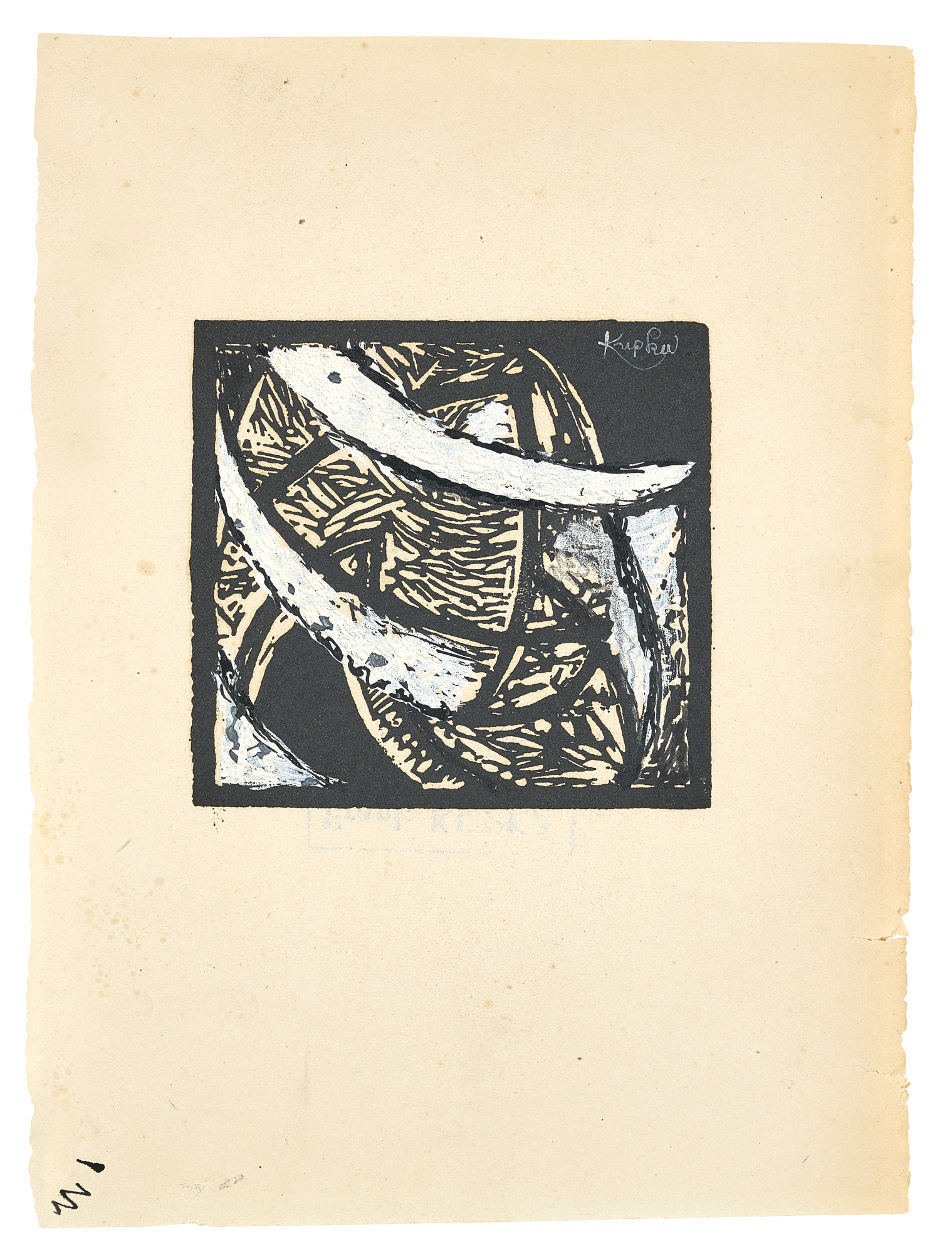 František Kupka, Étude pour "Quatre histoires de blanc et noir"