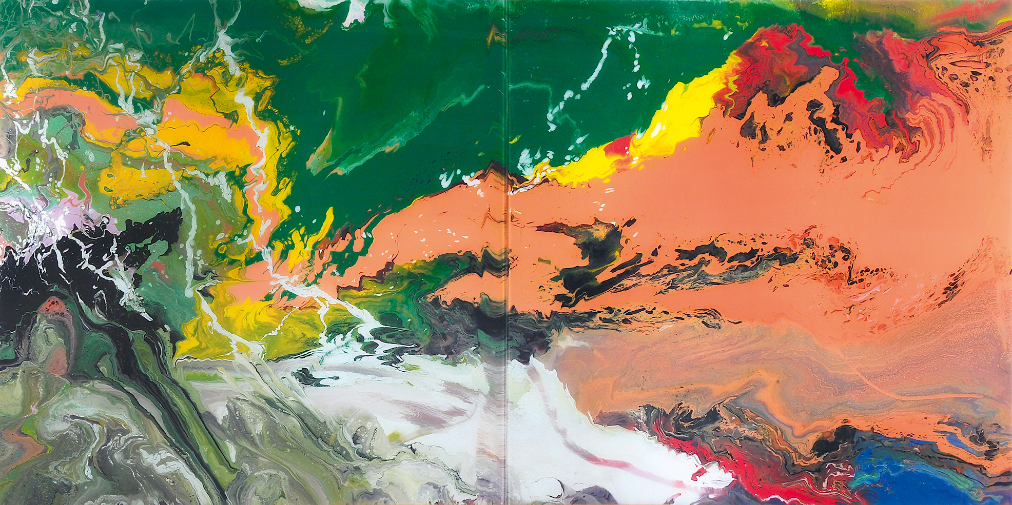 Gerhard Richter, Flow (P 15)
