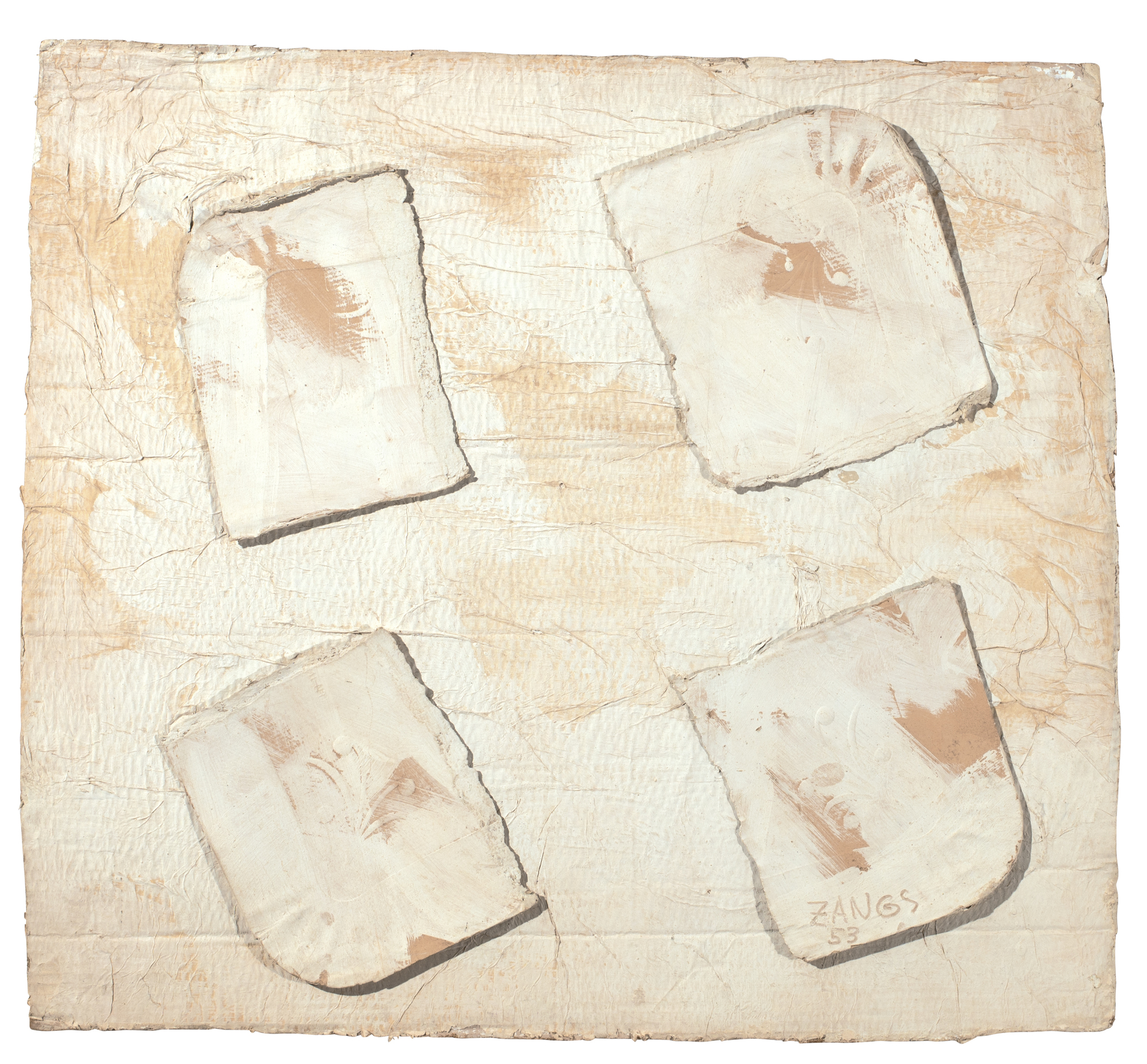Herbert Zangs, Collages