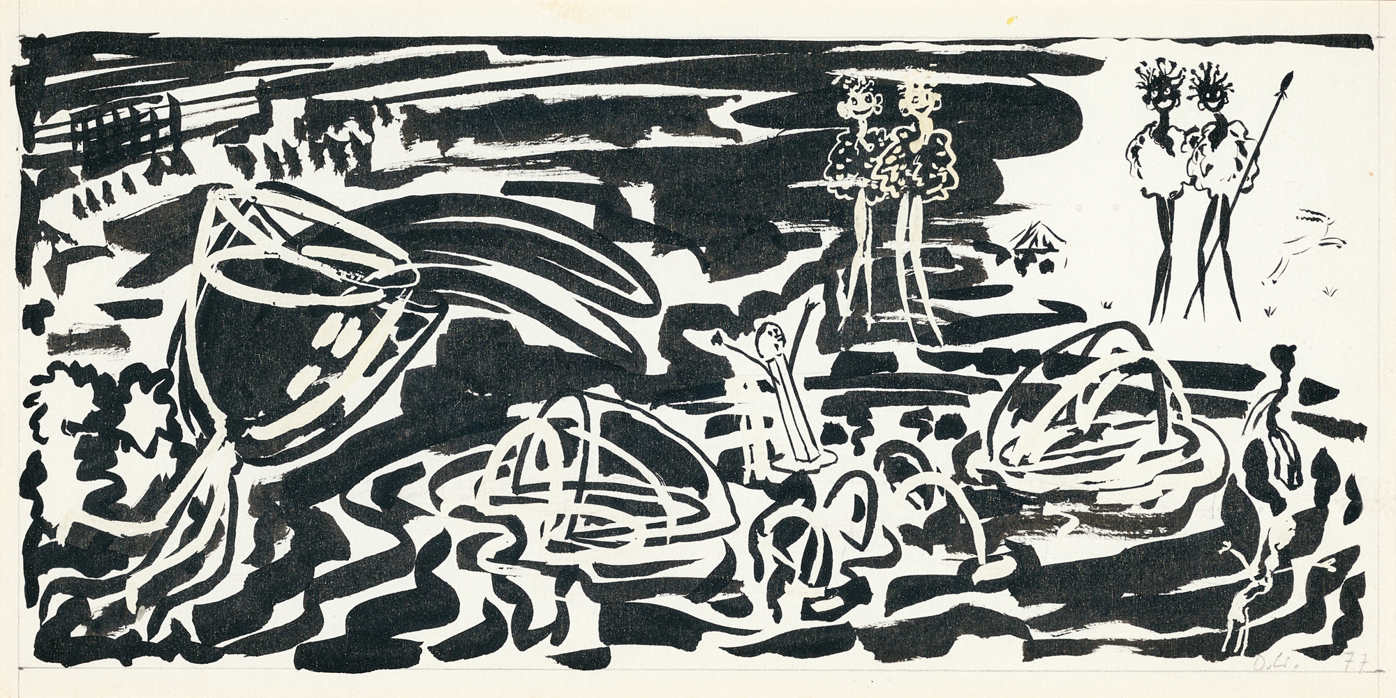 David Weiss, Draft for Invitation Card