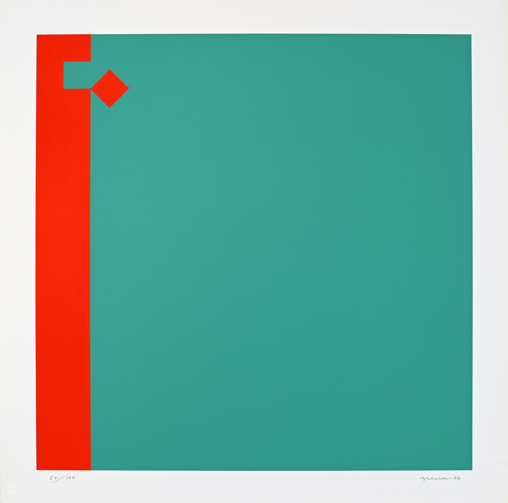 Camille Graeser, Folder. 4 silkscreens