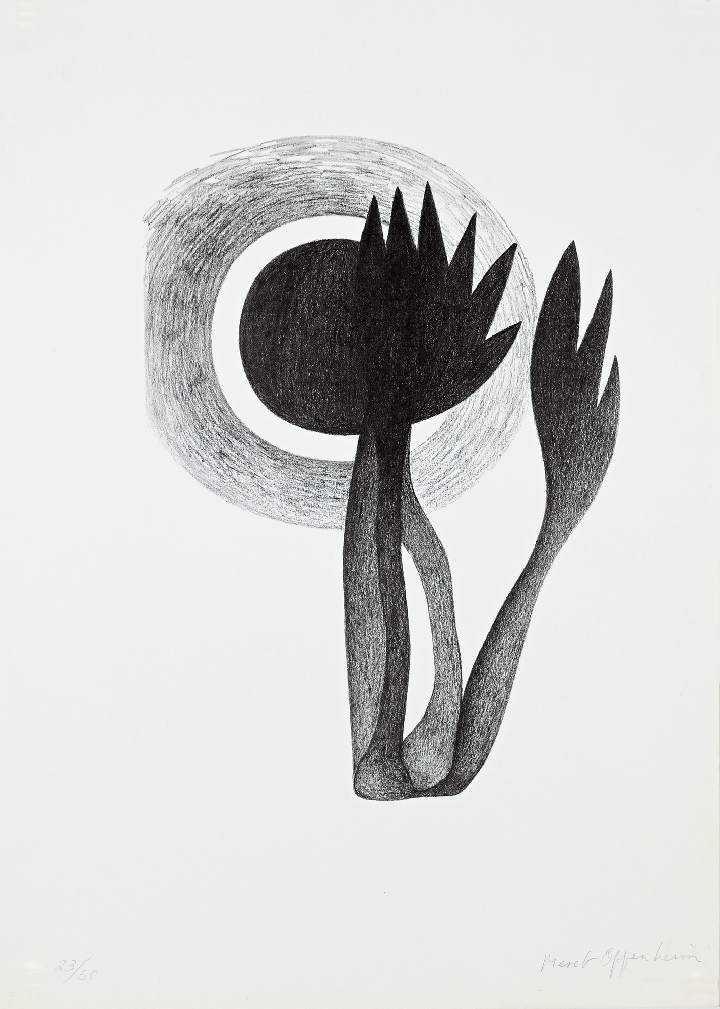 Meret Oppenheim, Pflanze vor Gestirn