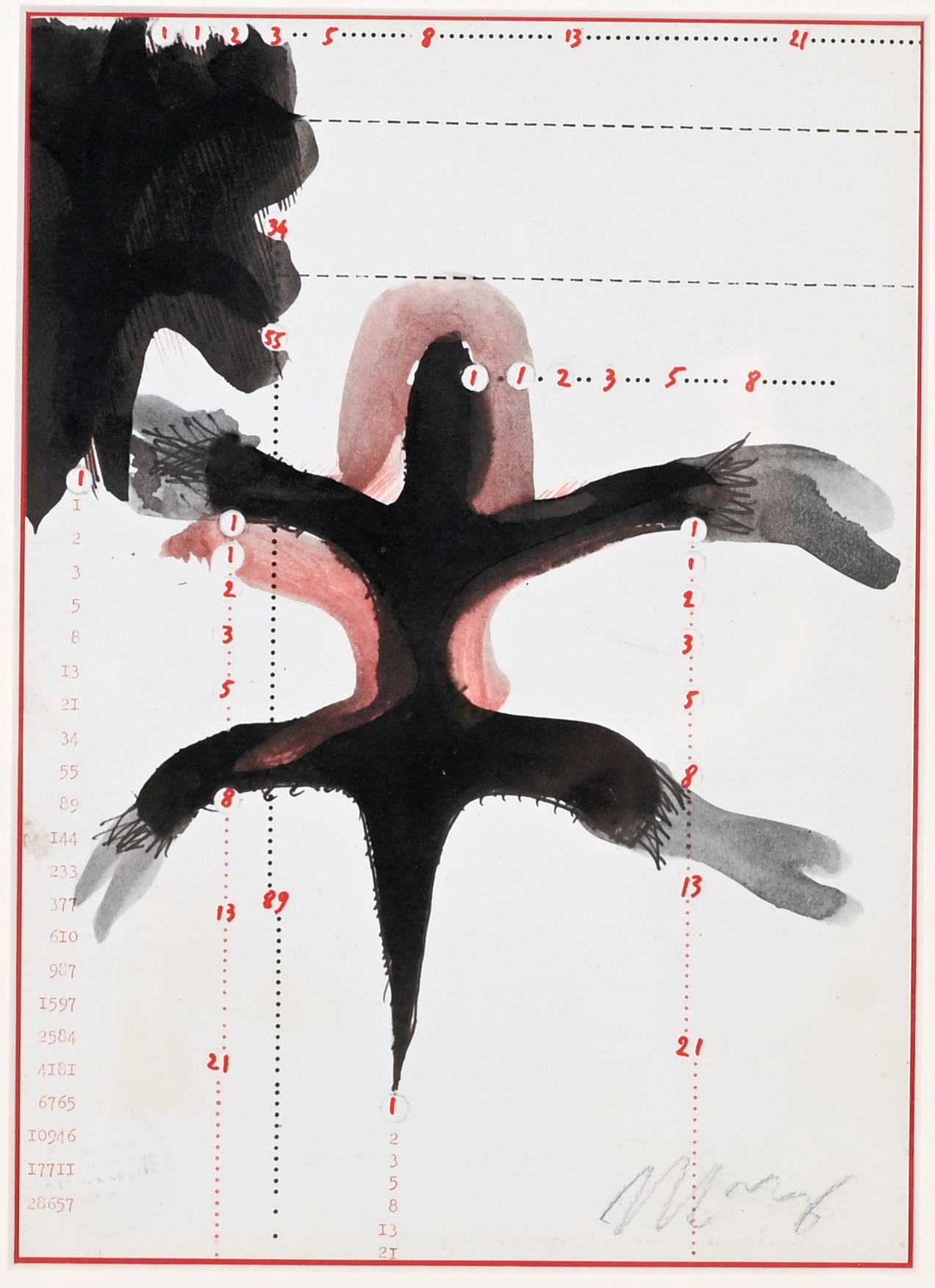 Mario Merz, Melpomene, aus "Le nuove muse"