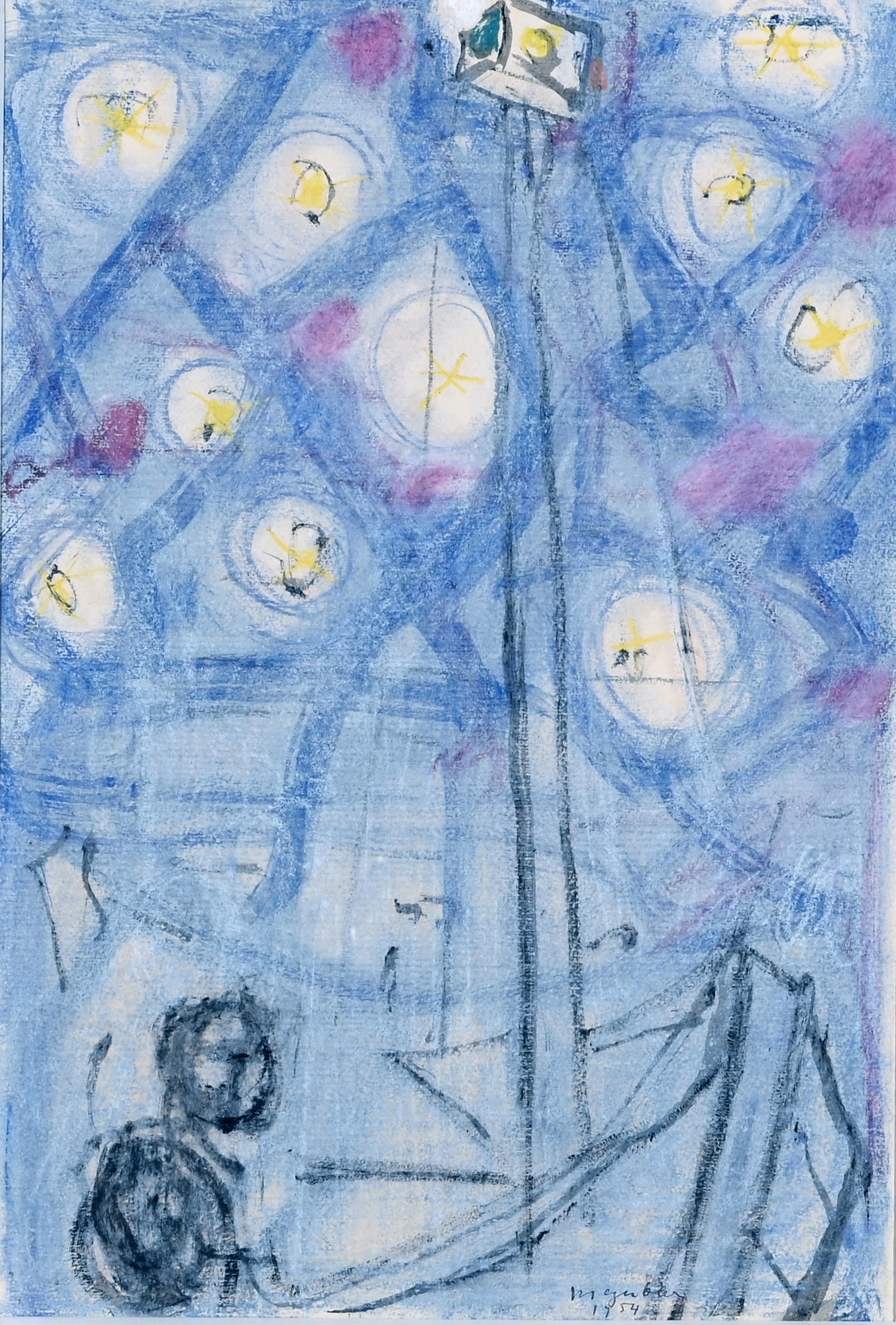 Max Gubler, Untitled (Der alte Mann und das Meer)