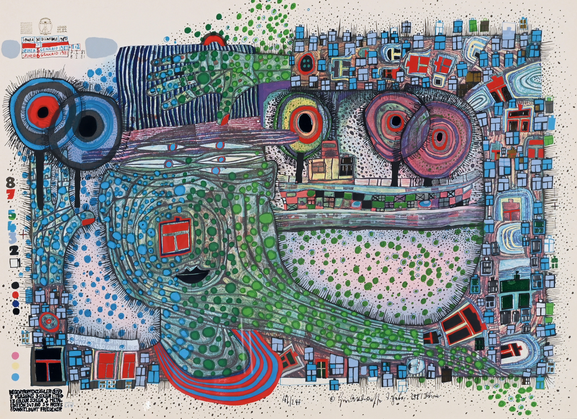 Friedensreich Hundertwasser, Regentropfenzähler
