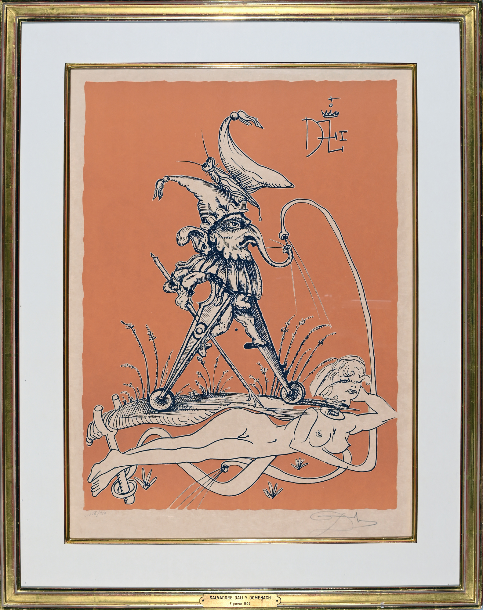 Salvador Dalí, Sheet from "Les Songes drolatiques de Pantagruel"