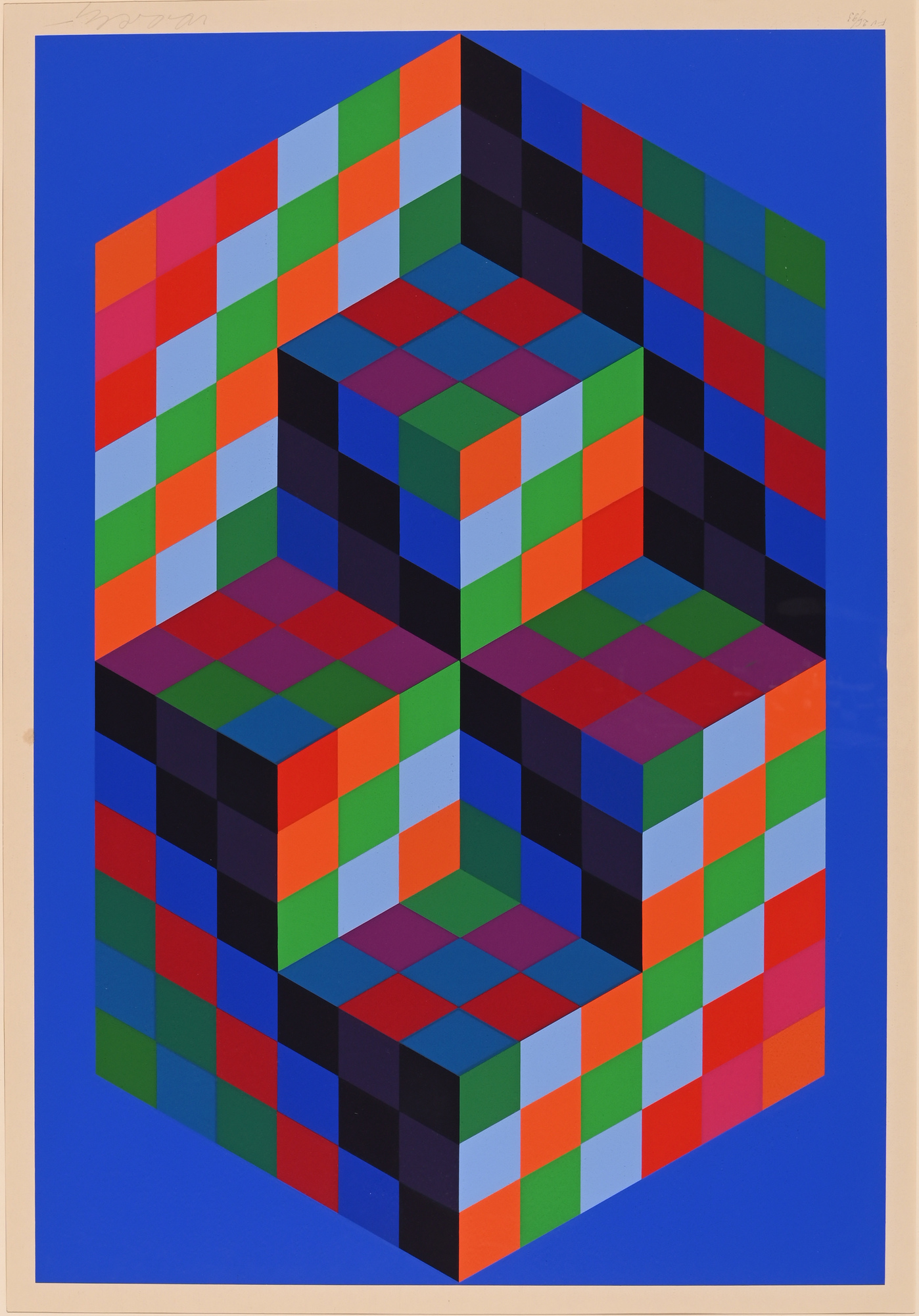 Victor Vasarely, Composition