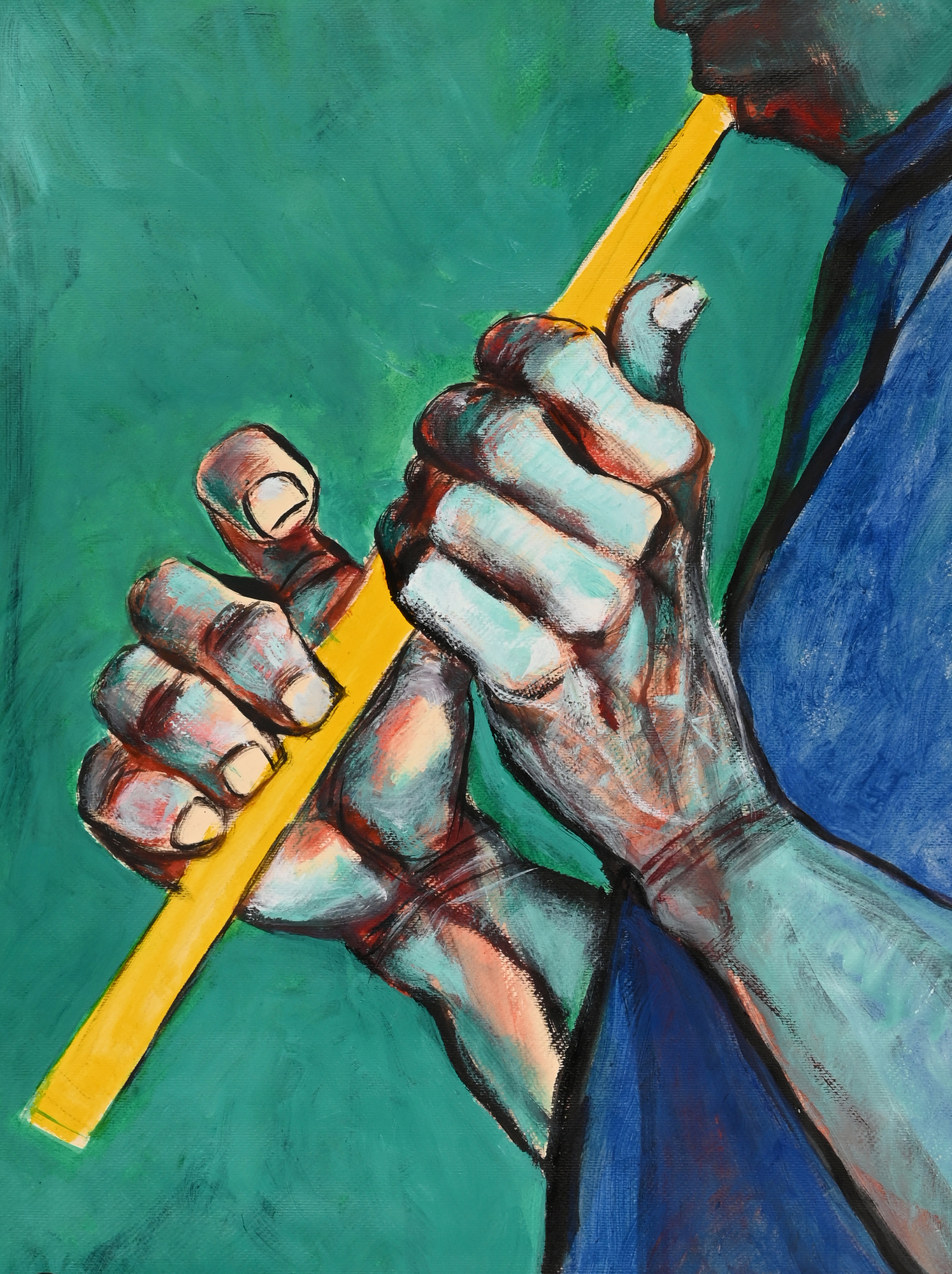 Eduardo Kingman Riofrio, Flute player