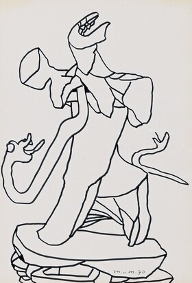 2 drawings: Untitled