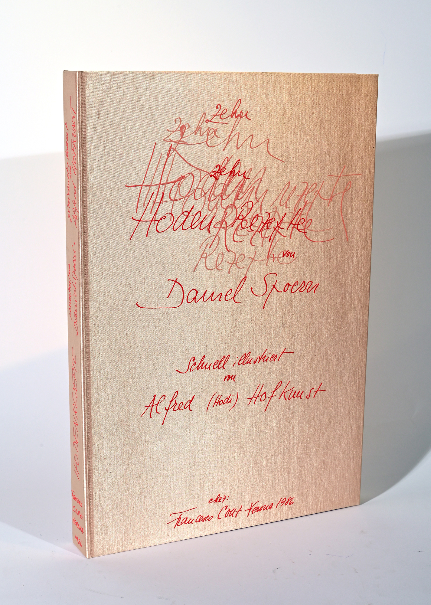 Daniel Spoerri, Portfolio. Zehn Hoden Rezepte